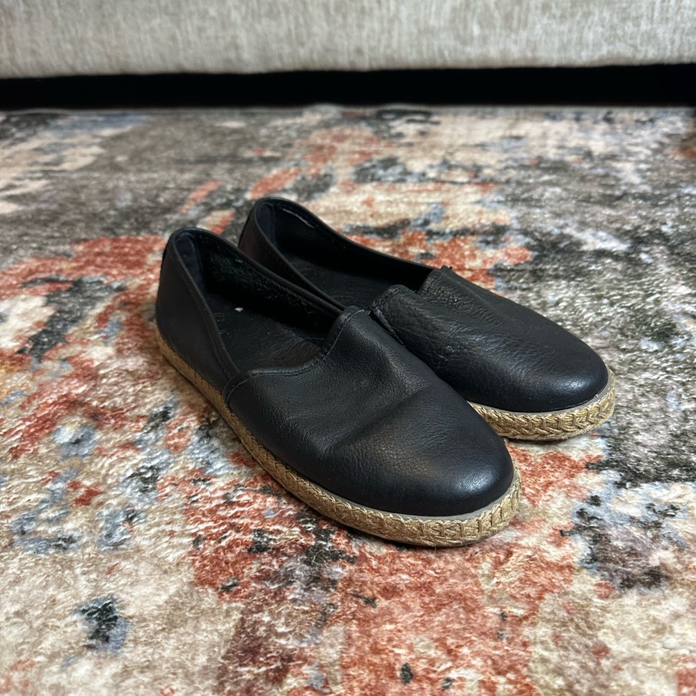 Charleston Shoe Co. Black Genuine Leather Slip On… - image 1